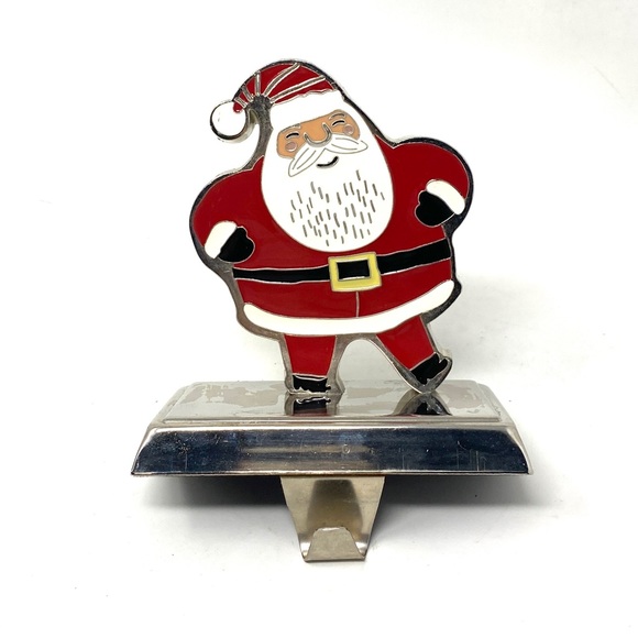 Christmas Decor 2 pieces SET :candlestick  and “Santa” holder for bags ALSU00892 - Picture 2 of 7